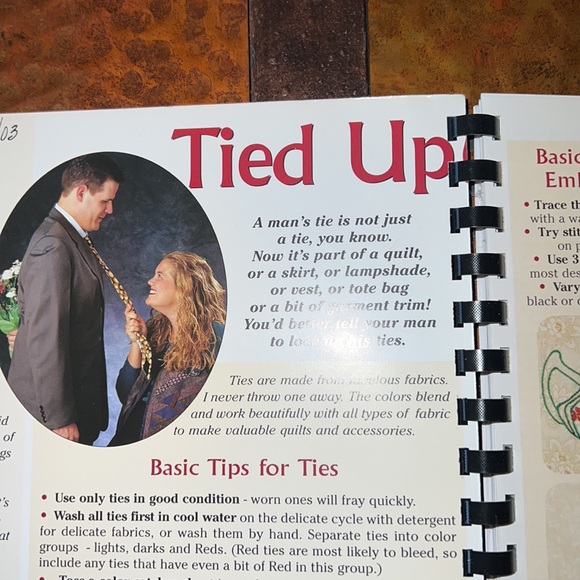 Suzanne McNeill Design Originals “Tied Up!” Repurpose Men’s Ties - Picture 9 of 11